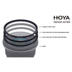 Hoya 82 mm instant action adapter ring k objektivu