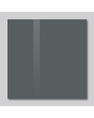 SMATAB® skleněná magnetická tabule šedá antracitová 48 × 48 cm