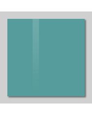 SMATAB® Zelená smaragdová skleněná pracovní a kancelářská tabule 35 × 35 cm