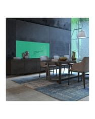 SMATAB® skleněná magnetická tabule zelená smaragdová 40 × 60 cm
