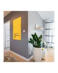 SMATAB® skleněná magnetická tabule žlutá exotická 35 × 35 cm