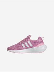 Adidas Růžové holčičí žíhané boty adidas Originals Swift Run 22 39