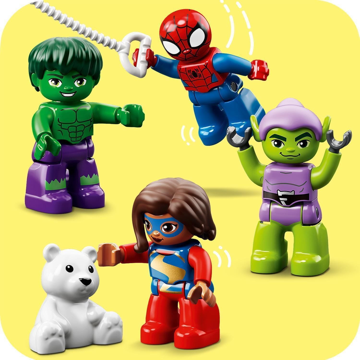 LEGO DUPLO 10963 Spider-Man a priatelia: Dobrodružstvo na púti