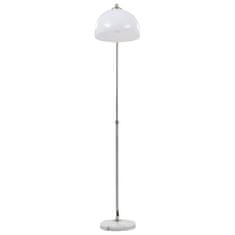 Vidaxl Klenutá lampa 60 W stříbrná E27 200 cm