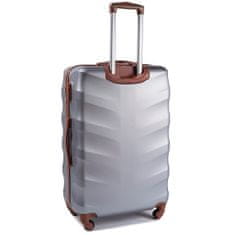 Wings Cestovní kufr W42 stříbrný,36L,palubní,55x37