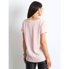 BASIC FEEL GOOD Dámské tričko EMORY světle růžové RV-TS-4832.02P_320827 L