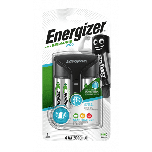 Energizer Pro Charger +4AA Power Plus 2000 mAh