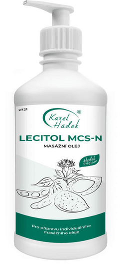 KAREL HADEK Masážní olej LECITOL MCS-N pro profesionální masáže
