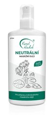 KAREL HADEK Masážní olej NEUTRÁLNÍ základní olej s vitamíny 200 ml