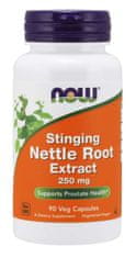 NOW Foods Stinging Nettle Root (Extrakt z kořene kopřivy), 250 mg, 90 rostlinných kapslí