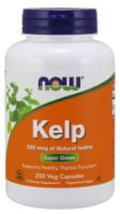 NOW Foods Kelp, Přírodní Jód, 325 ug, 250 rostlinných kapslí