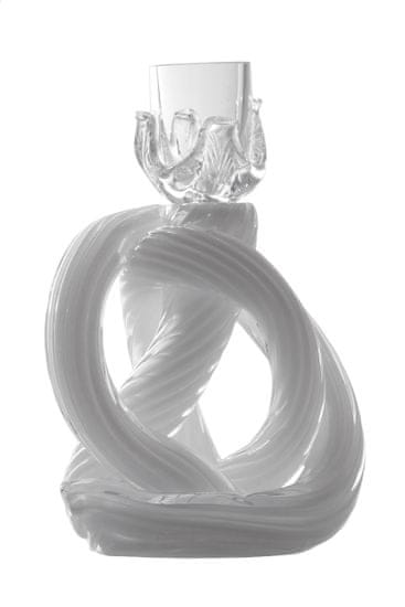 Borek Sipek Glass Vitis white - dekorativní skleněný svícen