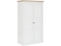 Danish Style Šatní skříň Biden, 180 cm, bílá