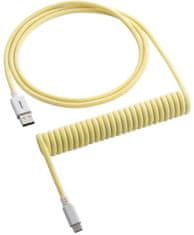 Classic Coiled Cable, USB-C/USB-A, 1,5m, Lemon Ice