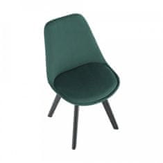 ATAN Židle LORITA, emerald/černá