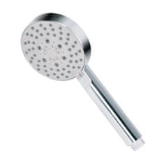 Mereo Ruční sprcha plast. pětipolohová s držákem a šedostříbrnou hadicí CB469G - Mereo