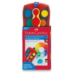 Faber-Castell Vodové barvy Faber-Castell Connector 12 barev, průměr 30 mm