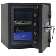 Rottner FireProfi 50 nábytkový ohnivzdorný trezor antracit | Trezorový zámek na klíč | 48 x 49 x 45.5 cm