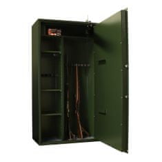 Rottner Montana 10 skříň na zbraně zelená | Trezorový zámek na klíč | 80 x 150 x 40 cm