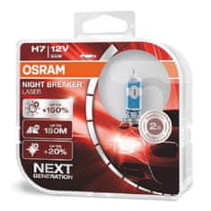 Osram Halogenové žárovky OSRAM H7 12V 55W PX26D Night breaker Laser + 150% 2ks