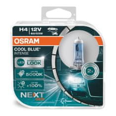 Osram Halogenové žárovky OSRAM H4 12V 60 / 55W P43t Cool Blue Boost Gen 5000K 2 ks