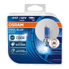 Osram Halogenové žárovky OSRAM H7 12V 80W PX26D Cool Blue Boost 5500K 2 ks nový