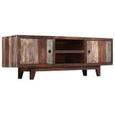 Vidaxl TV stolek z masivního akáciového dřeva vintage 118 x 30 x 40 cm