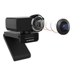 AUSDOM AW635 webkamera s mikrofonem Full HD 1080p, černá