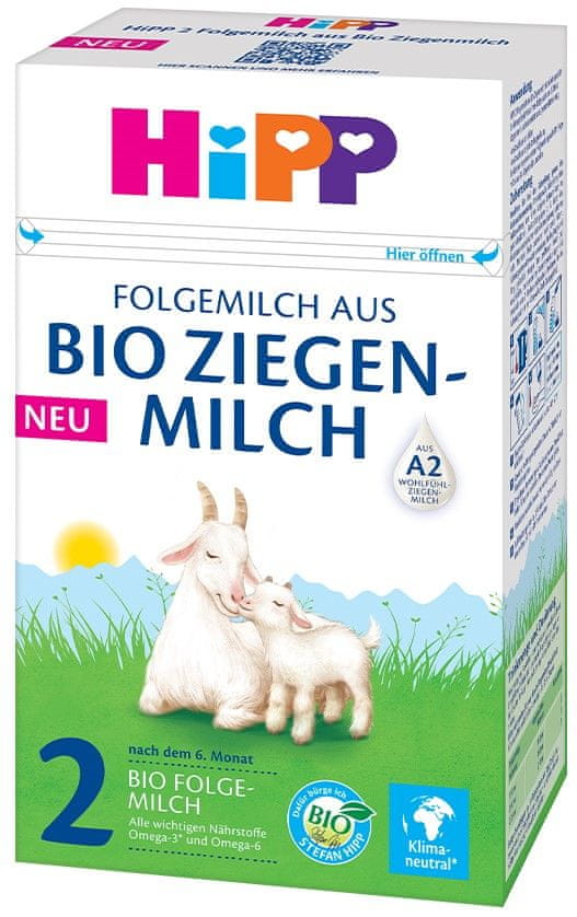 Levně HiPP 2 BIO Kozí mléko od 6. měsíce, 400 g