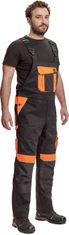 Cerva Group MAX VIVO lacl kalhoty černá/oranžová 54