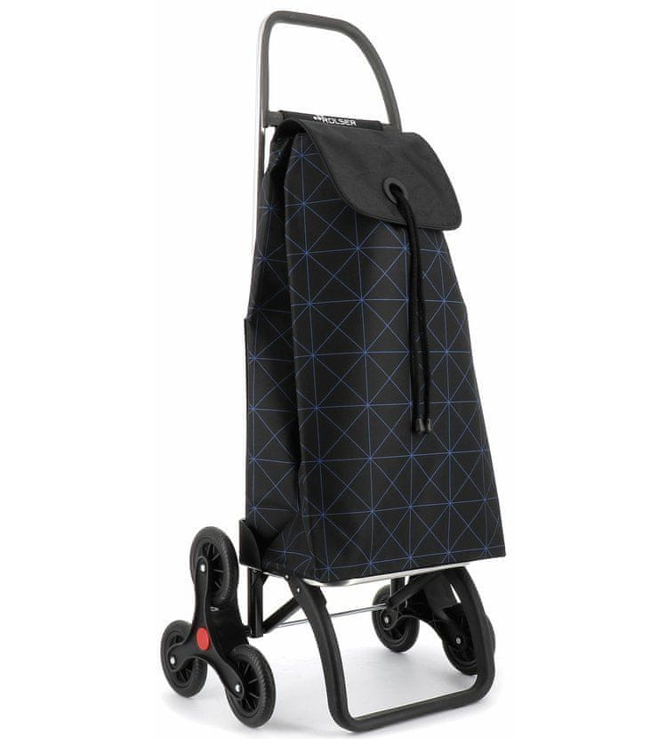 Levně Rolser I-Max Star 6 nákupní taška s kolečky do schodů, černo-modrá