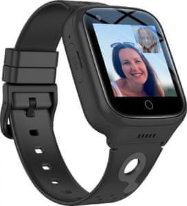 moderné inteligentné hodinky carneo GuardKid+ 4G detské hodinky kontrolné hodinky pre deti rodičovská kontrola dlhá výdrž hodinky s GPS lokátorom sledovanie polohy dieťaťa obojstranná komunikácia kontrola cez inteligentné hodinky videohovor sieť GSM sms správy hovory inteligentné hodinky podporujúce volanie detské hodinky s kontrolou vymeniteľný remienok Bluetooth WiFi GPS lokalizácia integrovaná kamera skrytý odposluch prehrávanie hudby fotenie pomocou hodiniek funkcie ip67 krytie odolné voči vode a potu vodeodolné detské hodiny hodinky pre kontrolu sprievodná aplikácia ovládanie cez mobilnú aplikáciu hlasové správy školský režim školské inteligentné hodinky