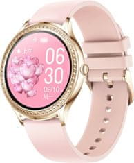 Wotchi Smartwatch W35AK - Gold-Pink Silicon