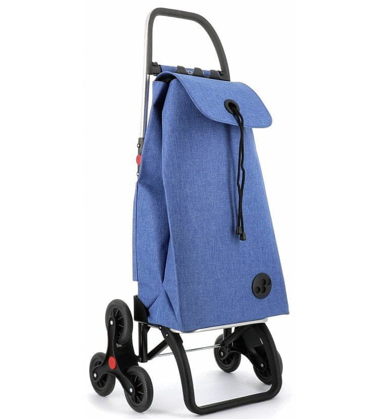 Levně Rolser I-Max Tweed 6 Logic nákupní taška na kolečkách, modrá