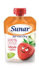 Sunar Do ručičky ovocná kapsička jahoda 12 x 100 g