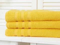 Bavlněný froté ručník Standard - Yellow Rozměr: 50 x 100