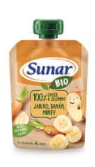 Sunar BIO ovocná kapsička mix příchutí 12 x 100 g