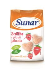 Sunar dětský mix jahodové a jablečné křupky 5 x 50 g