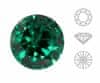 5ks crystal emerald green 205 round brilliant cut