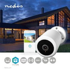 Nedis Doplňková kamera pro Nedis SmartLife bezdrátový kamerový systém, Full HD 1080p, IP65, noční vidění (SLNVRC01CWT)