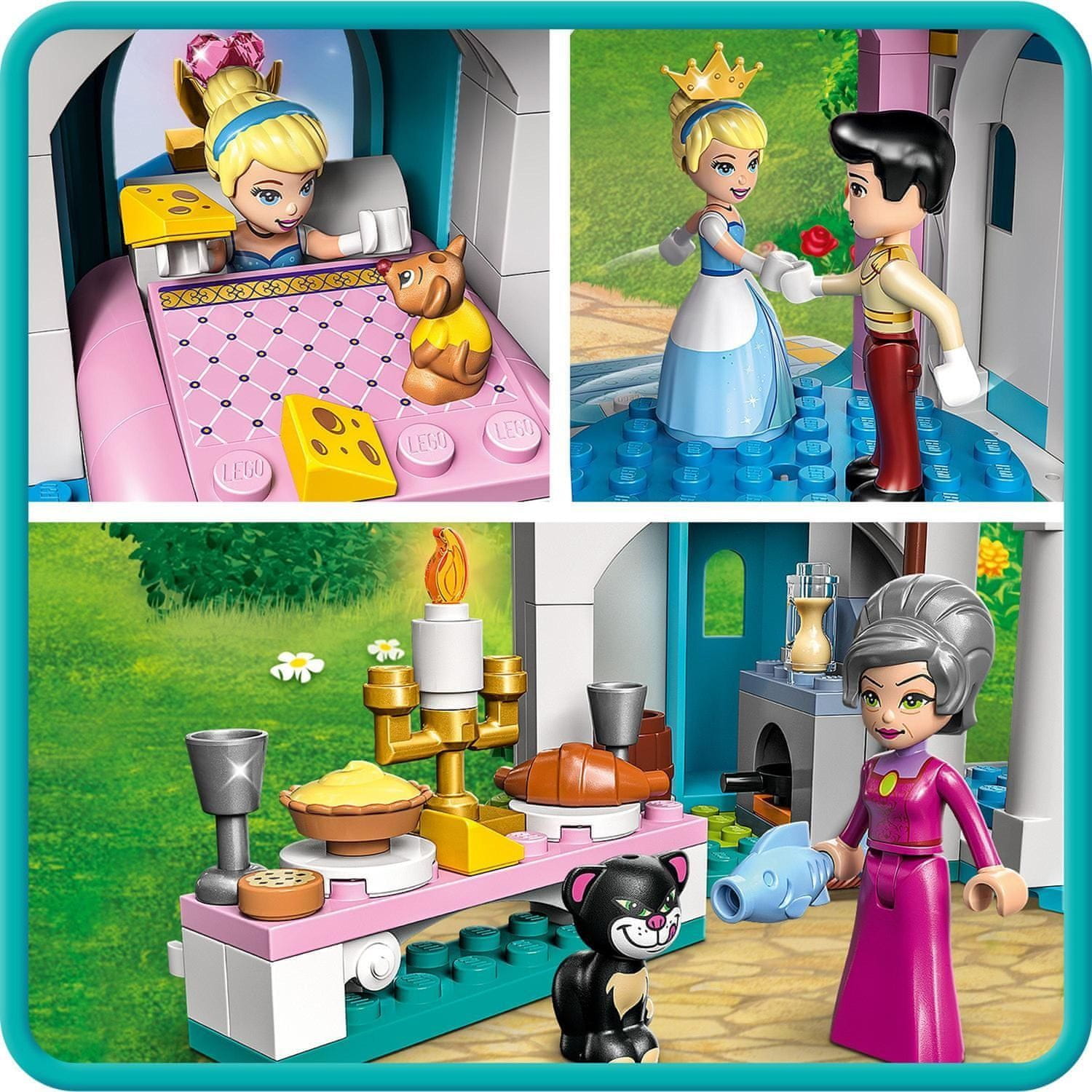 LEGO Disney Princess 43206 Zámek Popelky a krásného prince