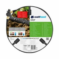 Cellfast Velikost zahradní hadice pro kapkovou závlahu: 1/2" Délka: 7,5 m