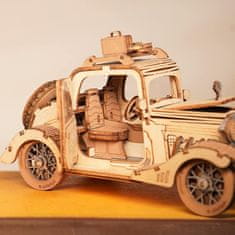 Robotime Rolife 3D dřevěné puzzle Historický automobil 164 dílků