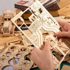 Robotime Rokr 3D dřevěné puzzle Vůz Grand Prix 220 dílků