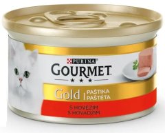 Gourmet Gold paštika s hovězím 24 x 85 g