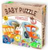Baby puzzle Dopravní prostředky 4v1 (2-4 dílky)