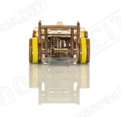 Wooden city 3D puzzle Závodní vůz Bolid 108 dílů