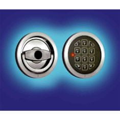 Rottner STS 100 EL Premium elektronický trezor na klíče šedý | Elektronický zámek | 49.6 x 43.6 x 25 cm