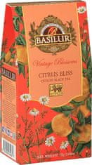Basilur Cejlonský černý čaj s heřmánkem a mandarinkou. 75g. BASILUR Vintage Blossoms Citrus Bliss