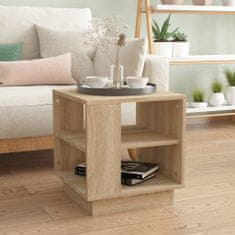 Greatstore Konferenční stolek dub sonoma 40 x 40 x 43 cm kompozitní dřevo